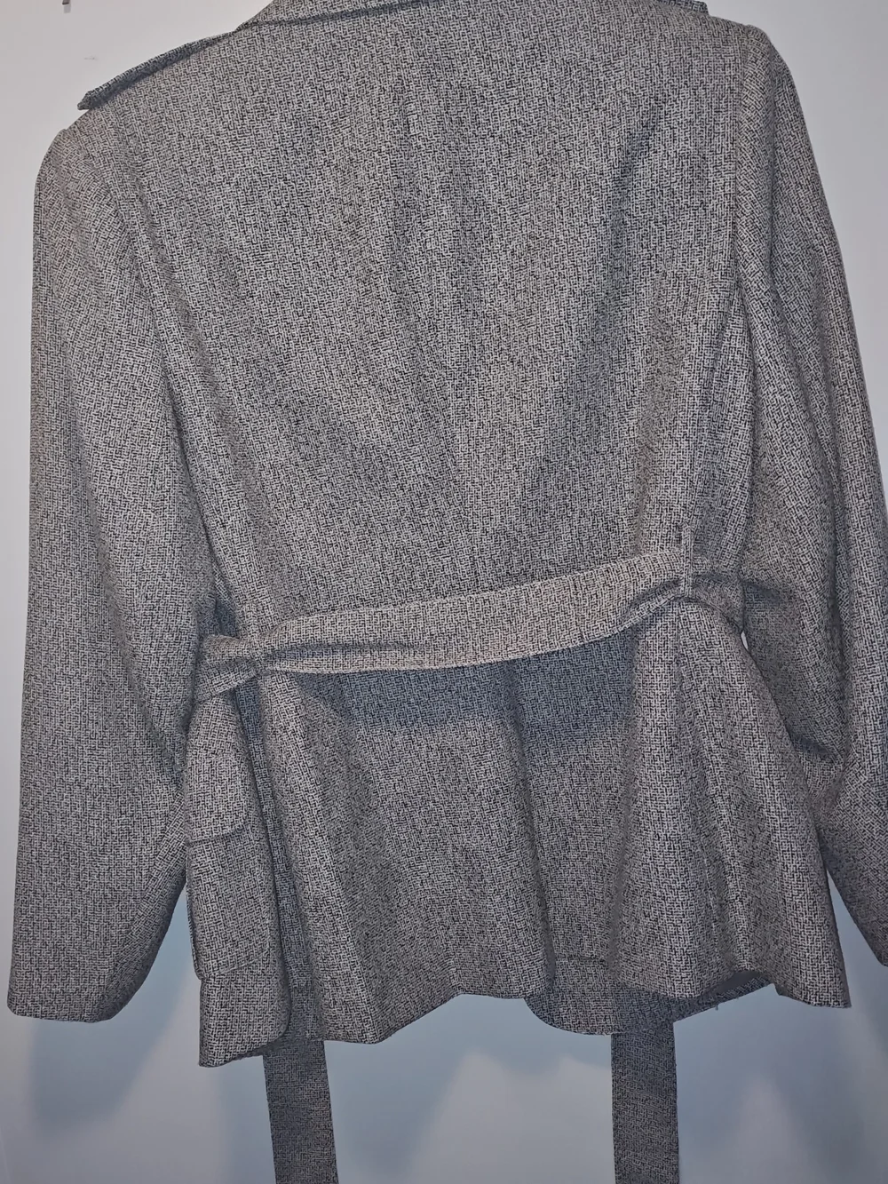 Gerry Weber Gray Textured Tie-Waist Blazer and Pants